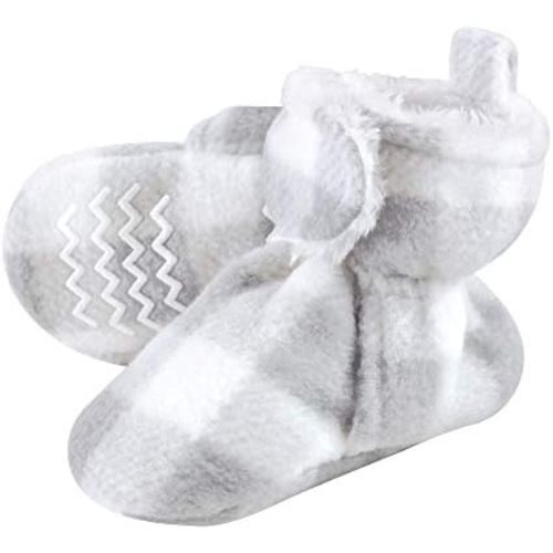 Hudson Baby Unisex Baby Cozy Fleece and Faux Sherpa Booties