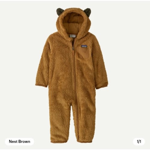 Patagonia Baby Furry Friends Fleece Bunting