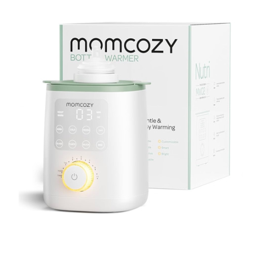 Momcozy Retain Nutrients Bottle Warmer, 9-in-1 Baby Bottle Warmer with Night Light, Accurate Temperature to Preserve Fullest Nutrients in Breast Milk, Bottle Warmers for All Bottles