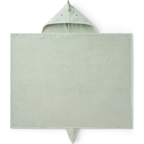 Terry Velour Hooded Dinosaur Towel, 0-24 M