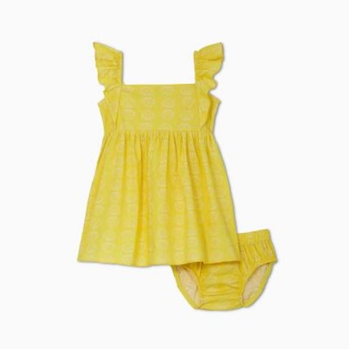 Rockets of Awesome Flutter Woven Dress For Baby Girl