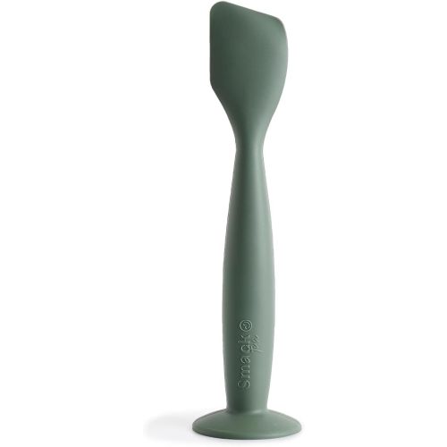 Smack Fun Diaper Cream Applicator Soft Silicone with Suction Base | Diaper rash cream spatula | Diaper Bag Essentials (Evergreen)