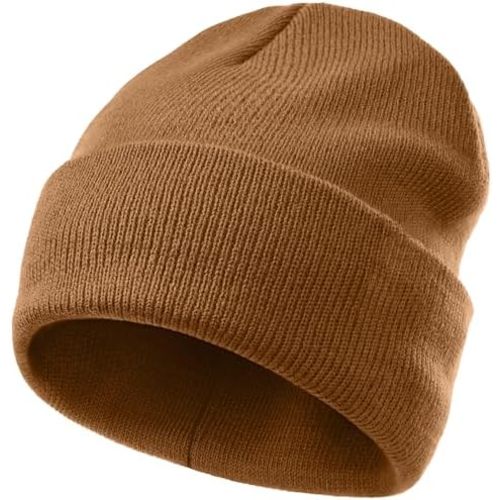 vidsel 100% Cotton Toddler Beanie Hats for Baby Boys Girls Kids Infant Winter Hat Soft Warm Knit Cuffed Caps