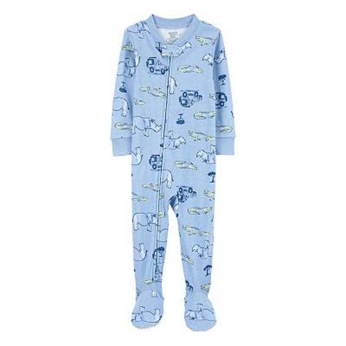 Baby Boy Carter's 1-pc. Safari Cotton Footed Pajamas