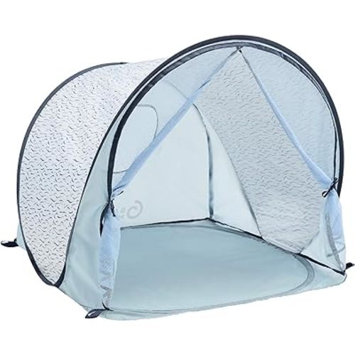 Babymoov Anti-UV Blue Waves Tent UPF 50+ Sun Protection with Pop Up System for Easy Use & Transport (Summer 2024 Edition)