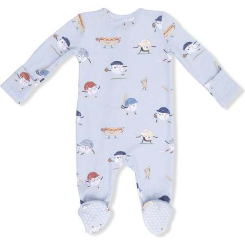 Baseballs Playing Baseball, 2 Way Zipper Footie - Angel Dear | Maisonette
