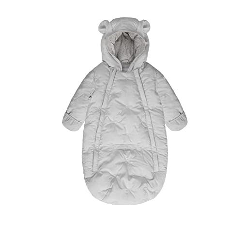 7AM Enfant Winter Baby Snowsuit - Waterproof Winter Hooded Snowsuit for Baby, 2 Centeral Zippers | Bunting Bebe Stroller Sac