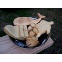 Natural Bathtub Toys Gift Set by MamaMadeThem on Etsy