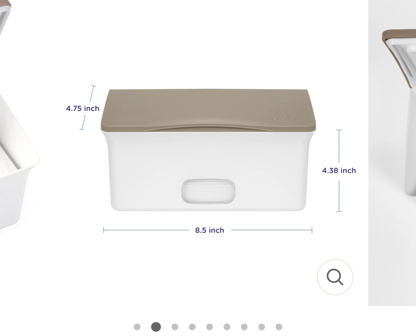 wipes dispenser- taupe