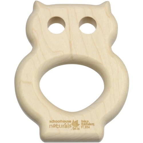 Owl Teether — Maple Landmark
