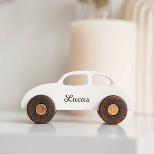 Personalized Car Toy, Baby Boy Gift, Pretend Play, First Birthday Present Keepsake, Wooden Cars Set With Names, Toddler Toys, Christmas Gift