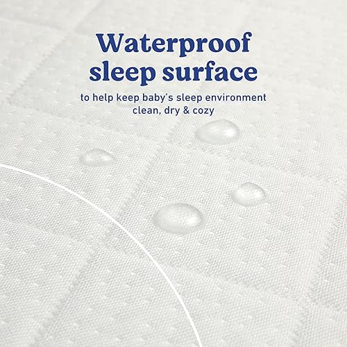 Graco Premium Waterproof Crib and Toddler Mattress Protector (1 Pack) – GREENGUARD Gold Certified, Machine-Washable & Dryer-Friendly, Waterproof Sleep Surface, Fits Crib & Mattress