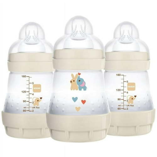 MAM - Easy Start Anti-Colic Bottle - 0+ months - Reduces Colic & Gas - Easy to Clean