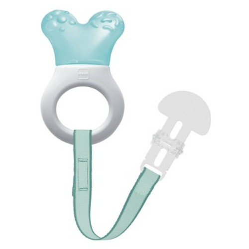 MAM Mini-Cooler Teether with Clip - Blue