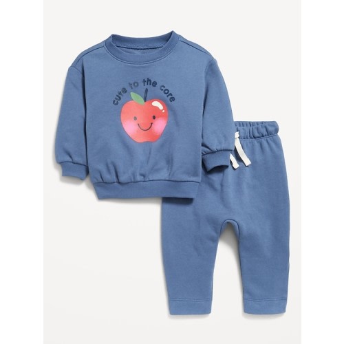 Printed French Terry Sweatshirt and Leggings Set for Baby | Old Navy