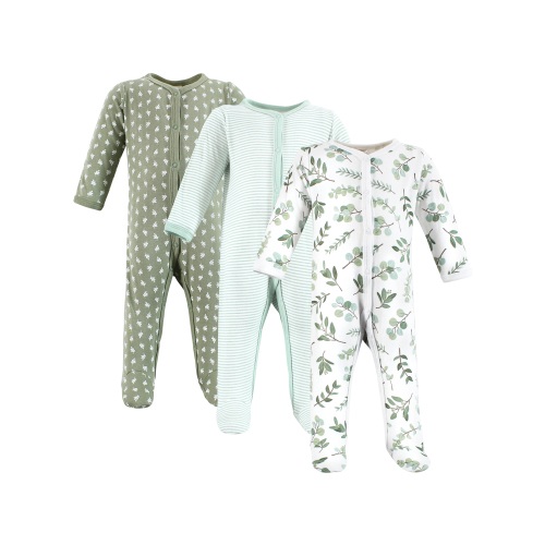 3-6 Long Sleeve Sleep and Play, 3-Pack