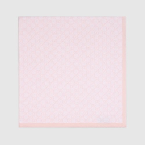 GG pattern wool baby blanket