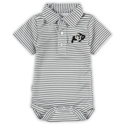 Infant Garb Charcoal Colorado Buffaloes Carson Polo Bodysuit