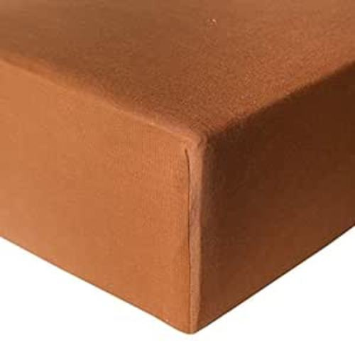 Amazon.com: Premium Fitted Knit Crib Sheet/Toddler Sheet Camel by Copper Pearl : Baby