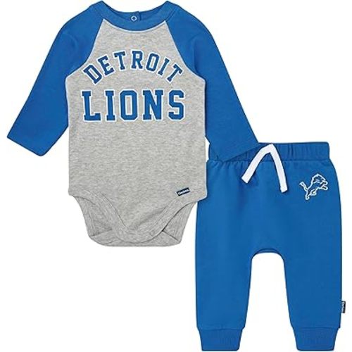 Gerber NFL unisex-baby Nfl Onesie Bodysuit and Jogger Set