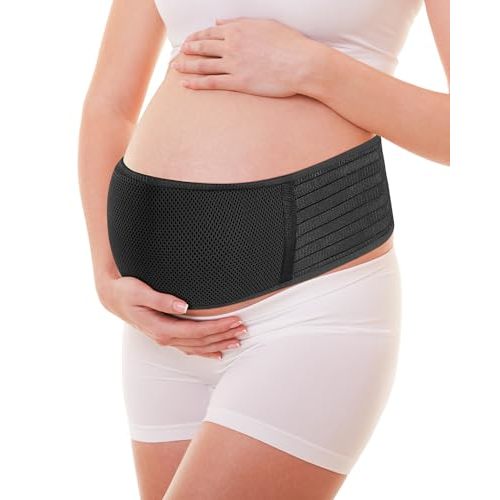 SNUSIM Belly Bands for Pregnant Women Maternity Support Belt Pregnancy Belly Support Band - Pregnancy Must Haves Pelvic Support Bands Belly Band - Relieve Abdomen, Waist, Back, Pelvic & Hip Pain