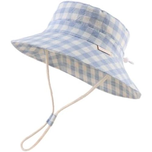 Bamery Baby Toddler Girls Bucket Hat Newborn Sun Hats for Boys Classic Infant Summer UV Protection Hats Kids Beach Cap