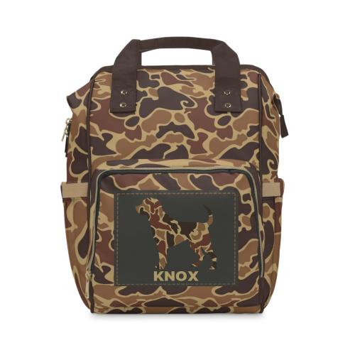 Personalized LAB Duck Camo Diaper Bag, Bird Hunting Baby Gift, Daddy's Hunting Buddy, Vintage Camo Diaper Bag, Retro Camo Diaper Bag