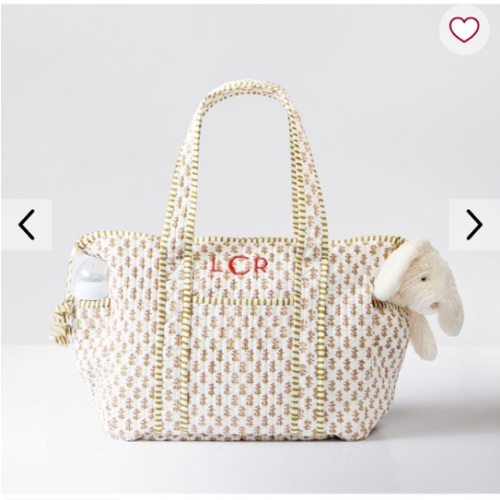 Block Print Diaper Bag