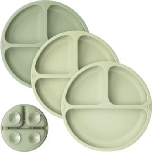 3-Pack Prep Silicone Suction Plates