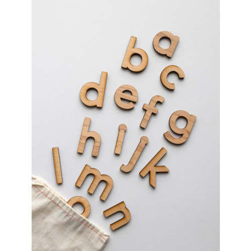 Wooden Lowercase Alphabet Set