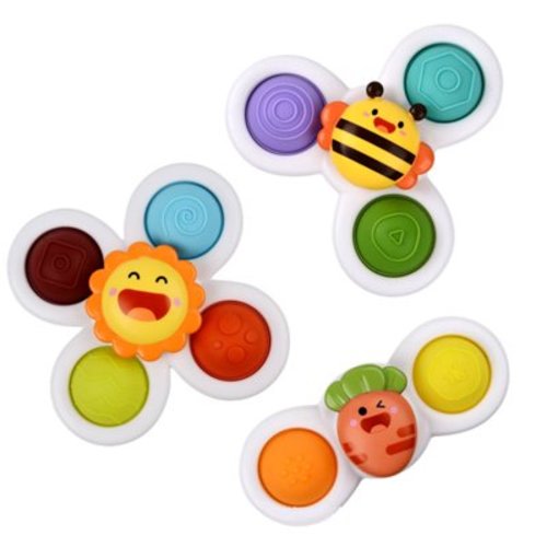Fidget Finger Hand Spinner Suction Cup Spinner Top Toy Baby Toys Safe Interest