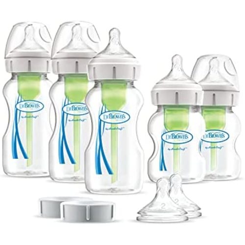 Dr. Brown's Anti-Colic Options+ Wide-Neck Newborn Feeding Set