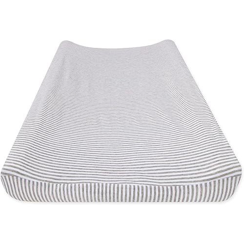 Burt's Bees Baby - Changing Pad Cover, 100% Organic Jersey Cotton Changing Pad Liner for Standard 16 x 32 Inch Changing Mats