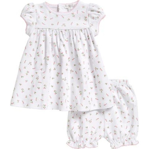 Garden Roses Dress & Bloomers, 3-6M