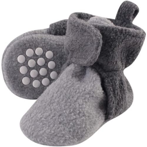 Luvable Friends Baby Girls' Cozy Fleece Booties