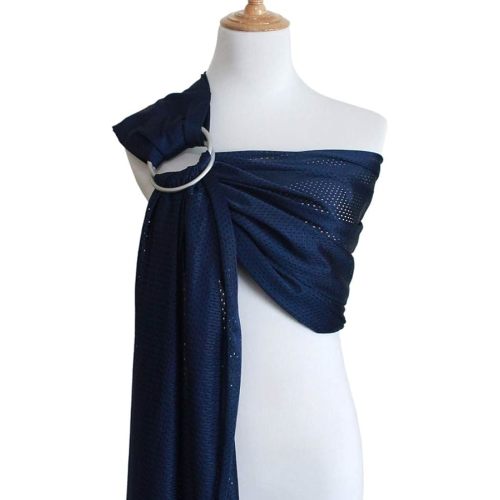 Baby Water Ring Sling Carrier | Lightweight Breathable Mesh Baby Wrap for Infant, Newborn, Kids and Toddlers | Perfect for Summer, Swimming, Pool, Beach | Great for Dad Too Blue