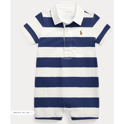 Striped Cotton Rugby Shortall