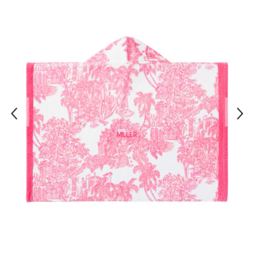 Lilly Pulitzer Resort Anniversary Baby Beach Hooded Towel UPF 50+