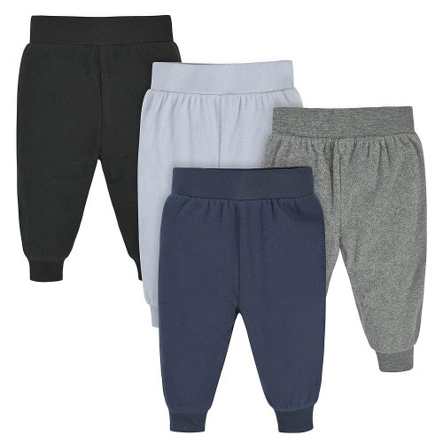 Gerber Baby Boys' 4-Pack Microfleece Pants