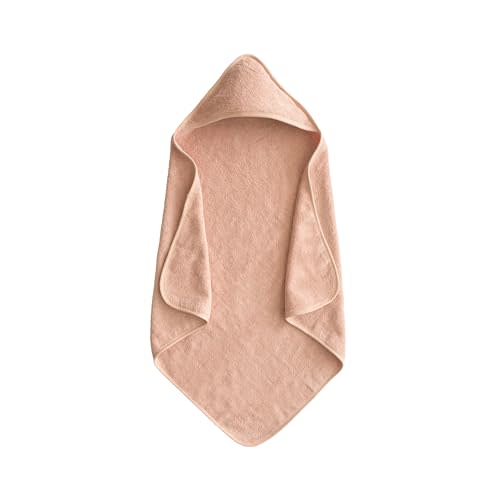 mushie Baby Hooded Towel | Organic Cotton (Blush)