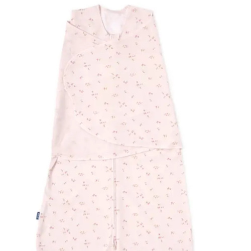 Pink Floral Cotton Swaddle | HALO