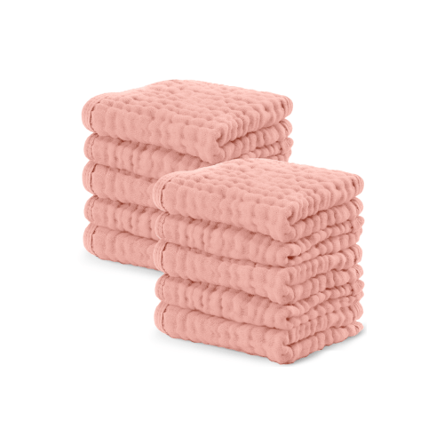 Muslin Washcloths - Pack of 10