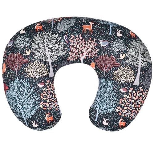Baby Nursing Pillow Cover, Woodland Breastfeeding Pillow Slipcover Girls Boys, Nursing Pillow Case for Newborn, Soft Fabric Fits Snug On Infant, Washable and Breathable, Animals