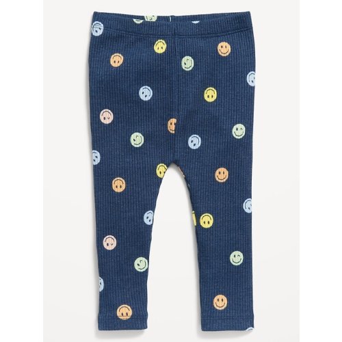 Printed Rib-Knit Leggings for Baby