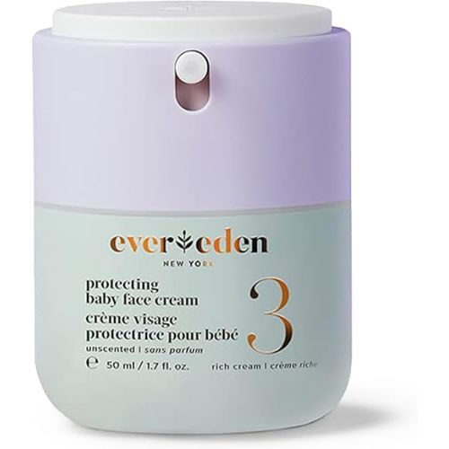 Evereden Protecting Baby Face Cream (1.7 fl. oz.): No.3 Rich Baby Cream - Nourishing Infant Face Moisturizer for Ultra-Dry Skin & Cold, Dry Climates - Clean and Vegan Ingredients - Fragrance-Free