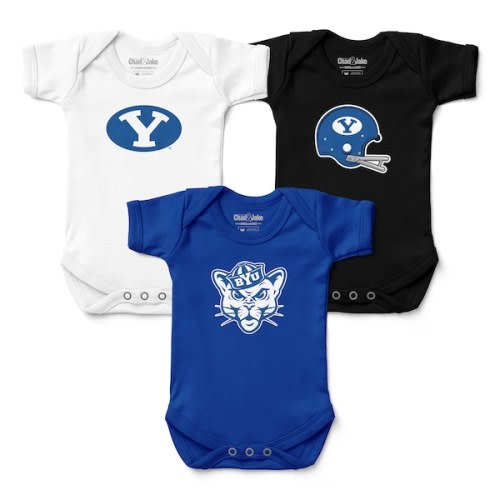 BYU Cougars Chad & Jake Newborn & Infant 3-Pack Bodysuit Set