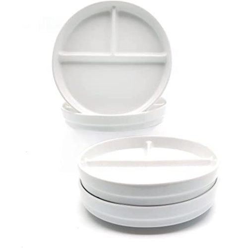 Elk and Friends Porcelain NON Divided Plates (Neutral (No Sleeves), 7.8" Non Divided)