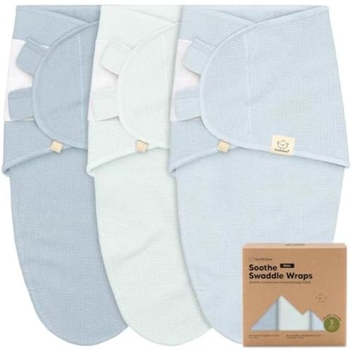3-Pack Organic Swaddles for Newborns, Baby Sleep Sacks 0-3 Months - Baby Swaddle Wrap, Newborn Wearable Blanket, Infant