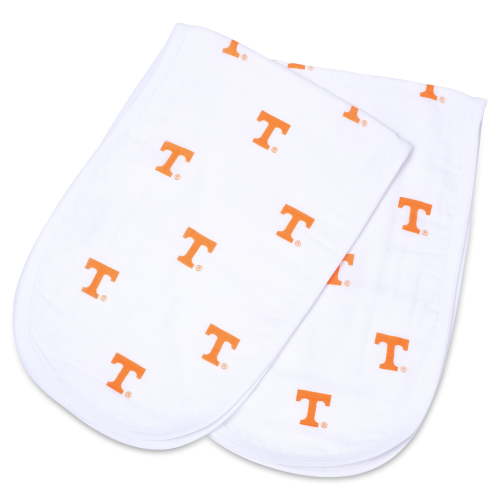 Infant Three Little Anchors Tennessee Volunteers 2-Pack Muslin Burp Cloth Set