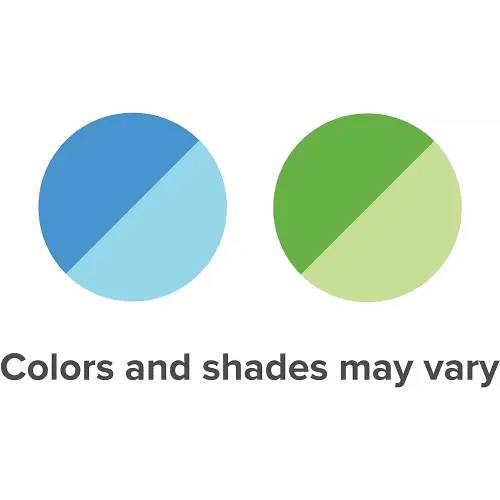 Munchkin® Stay Put™ Divided Suction Toddler Plates, Blue/Green